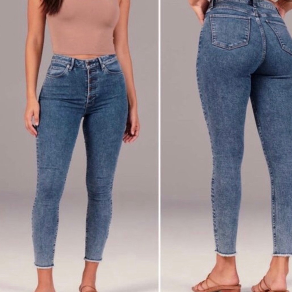 Curve love high rise super skinny jeans